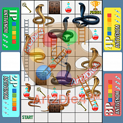 Snakes ladders and doors